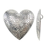 STORT SILVERFÄRGAT HÄNGE I METALL