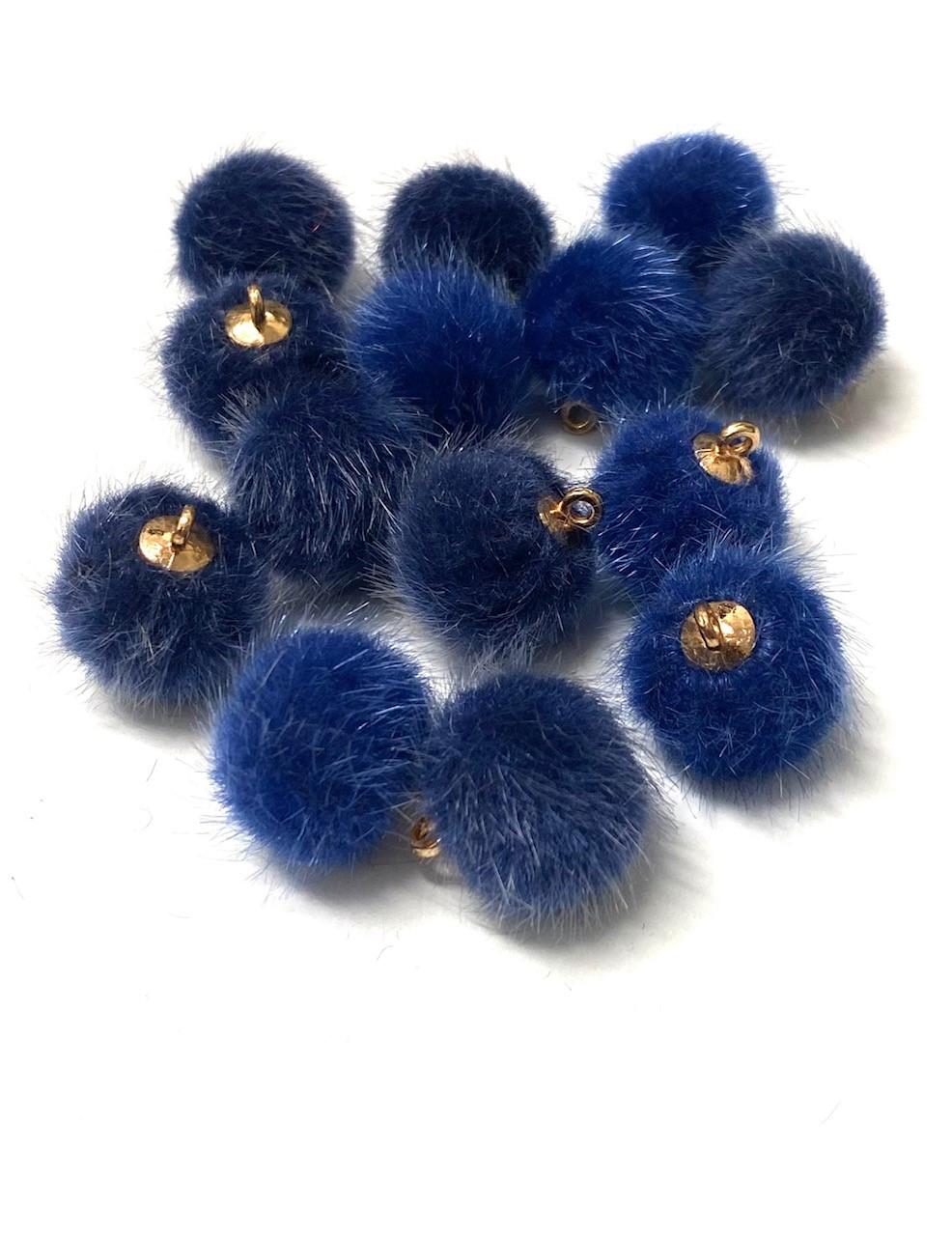 10st Pompoms söta hängen - 15mm