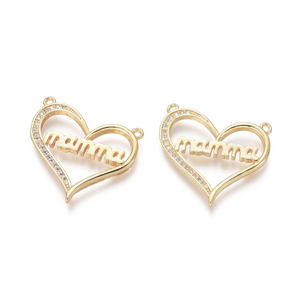 "Mamma" Vackert cubic zirconia hänge - 1st