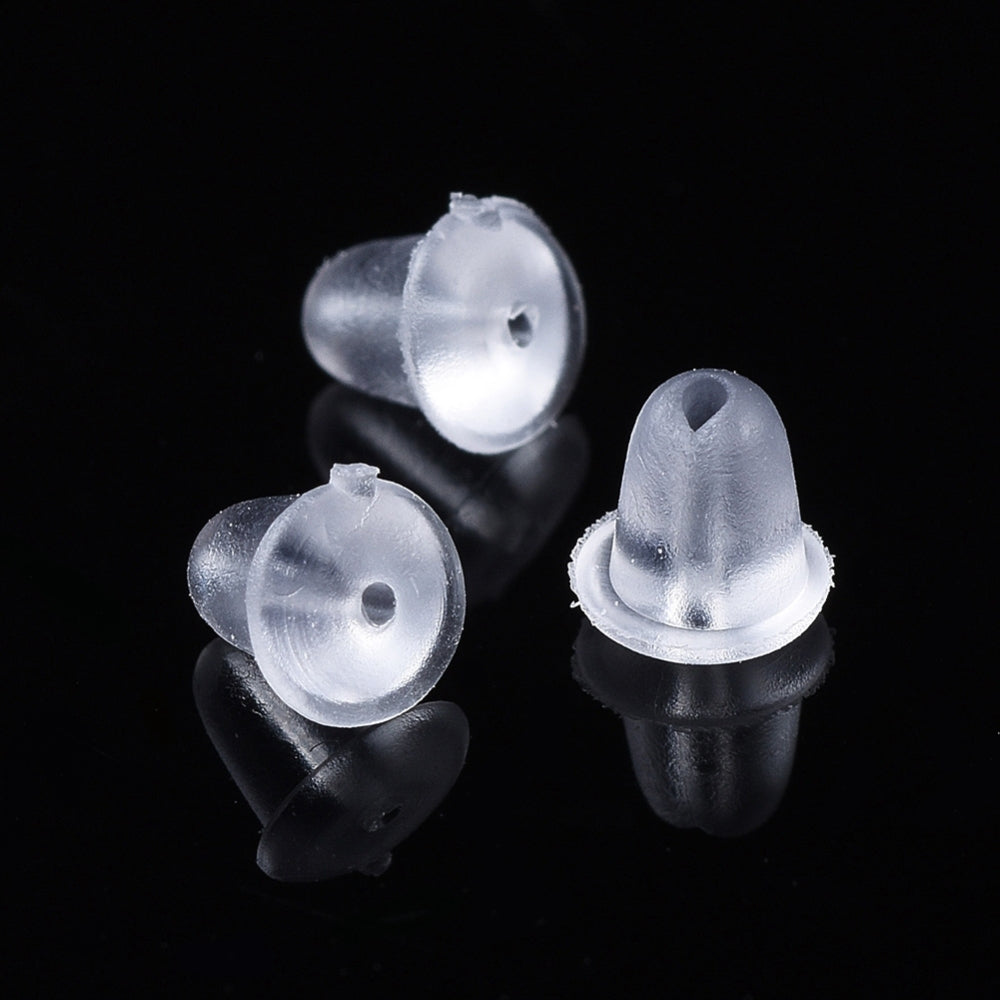 50st Earnuts gummipluttar bakstycken till örhängen