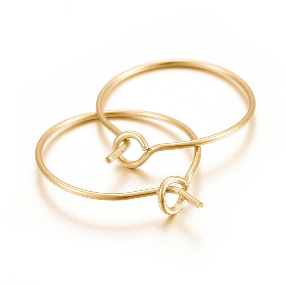 Rostfria örhängen creoler ringar hoops - 10st