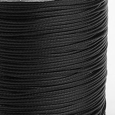 Svart nylontråd pärltråd 0,5mm till t.ex mala - 10m