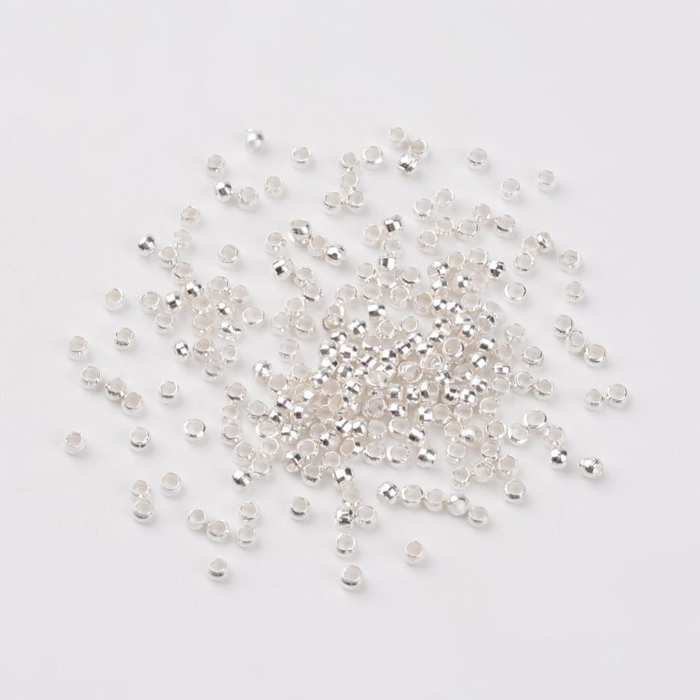 ca 200st klämpärlor - 2mm