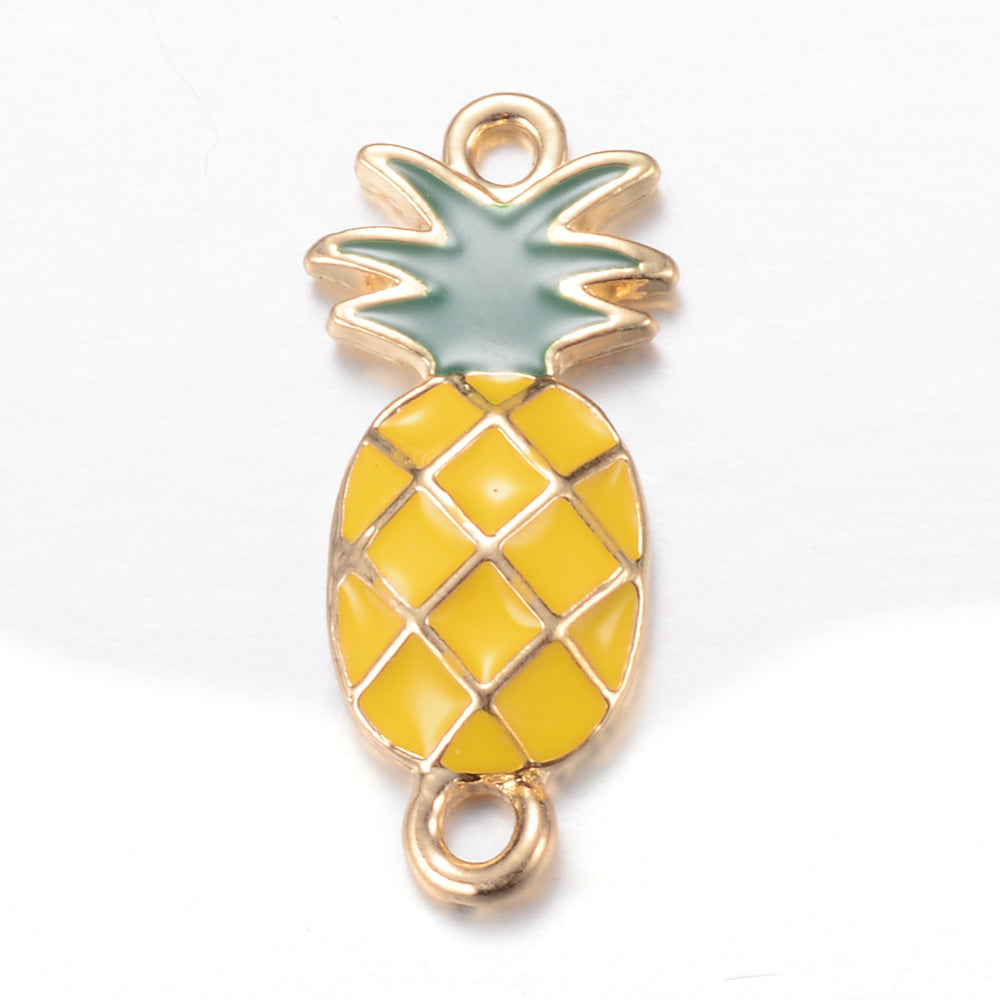 Ananas länk emaljerad connector mellandel