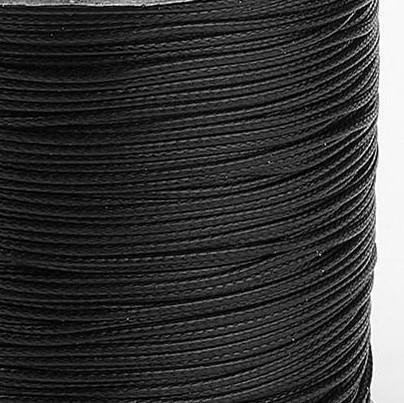 Svart nylontråd pärltråd 0,8mm till t.ex mala - 10m