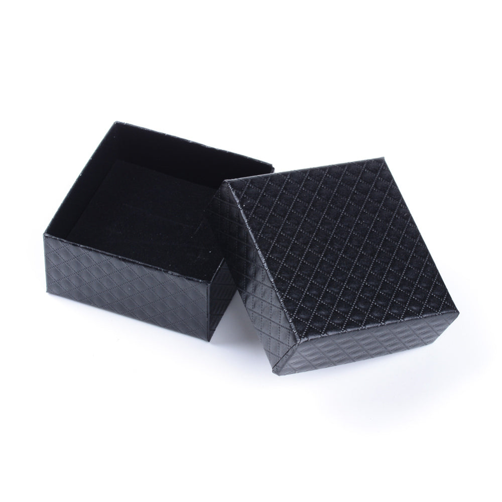 Svart presentask 1st - 75 x 75mm