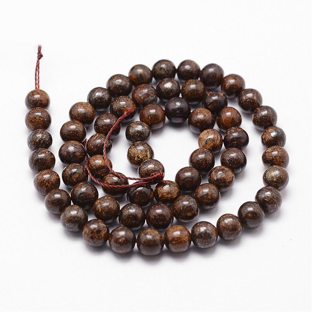 Bronzite 8mm - hel sträng