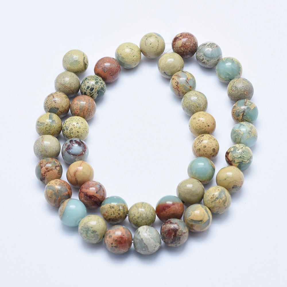 10st Aqua Terra Jaspis 8mm