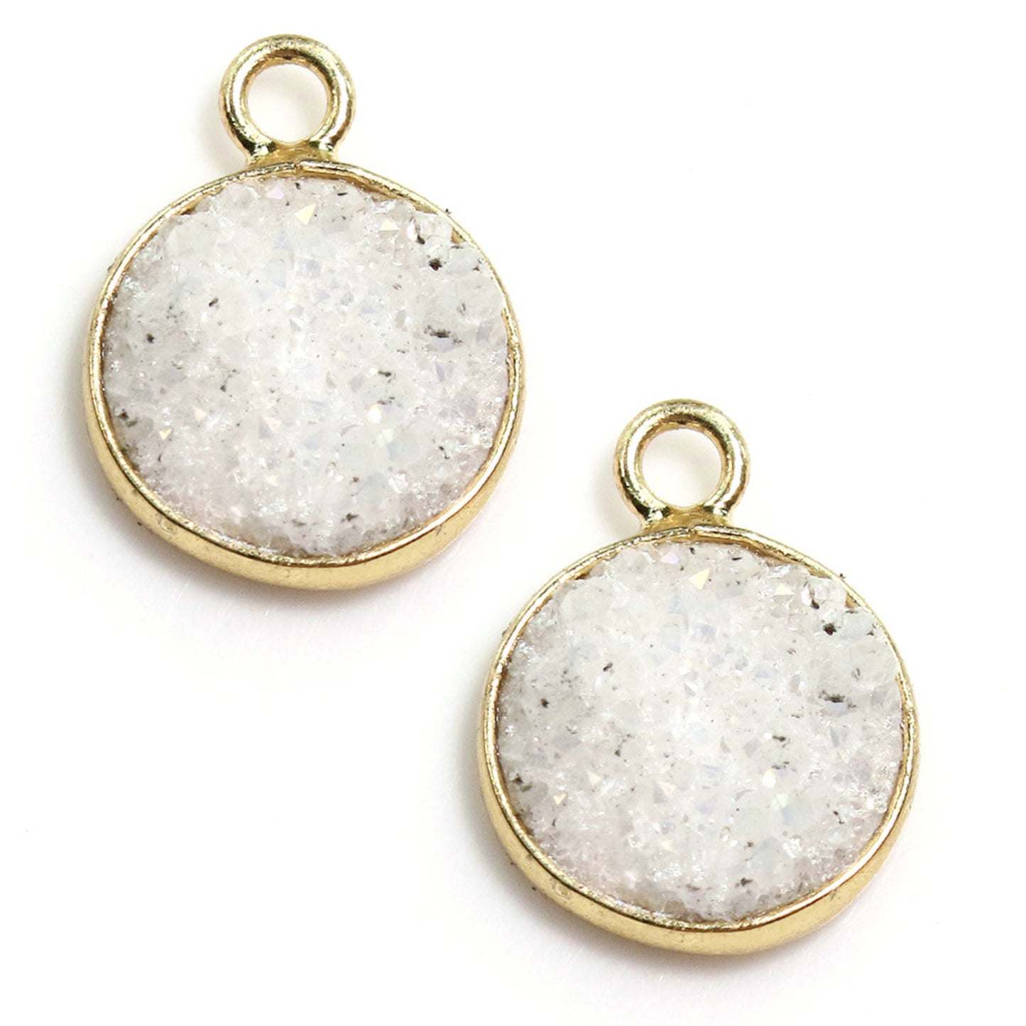 Druzy agat hänge - 20mm