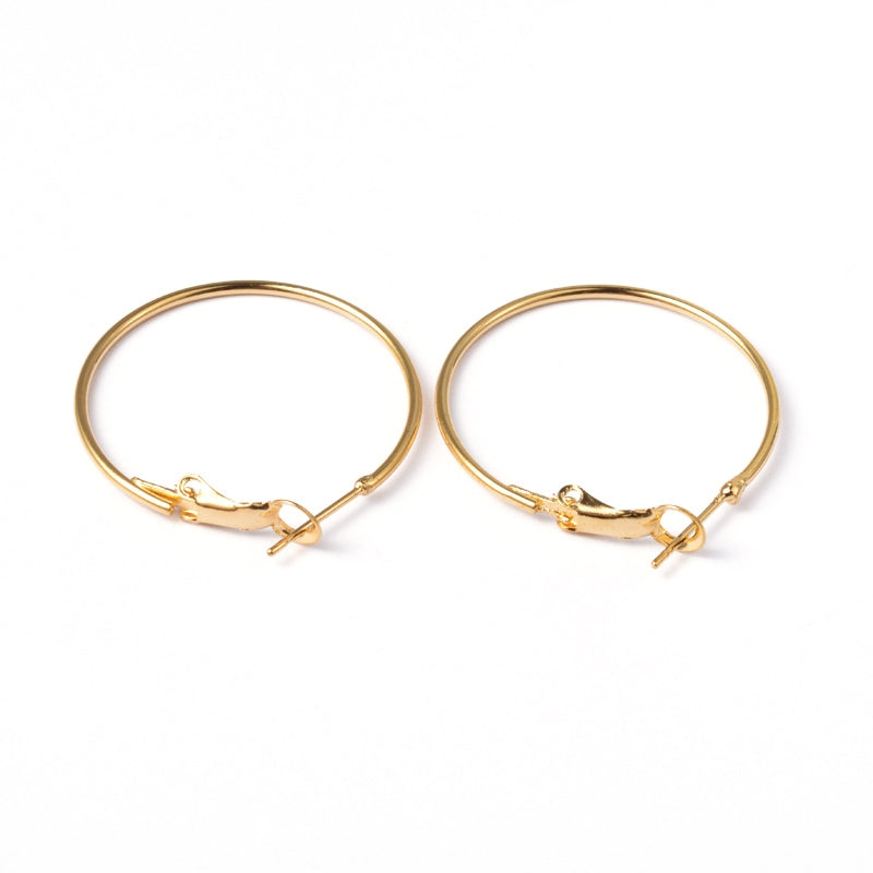 1par creoler hoops örhängen - 30mm