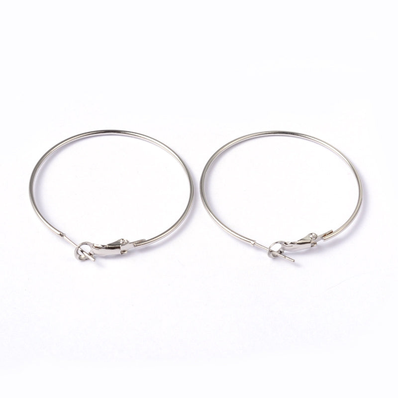 1par creoler hoops örhängen - 40mm