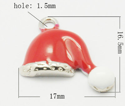 Tomteluva - emaljerat hänge berlock