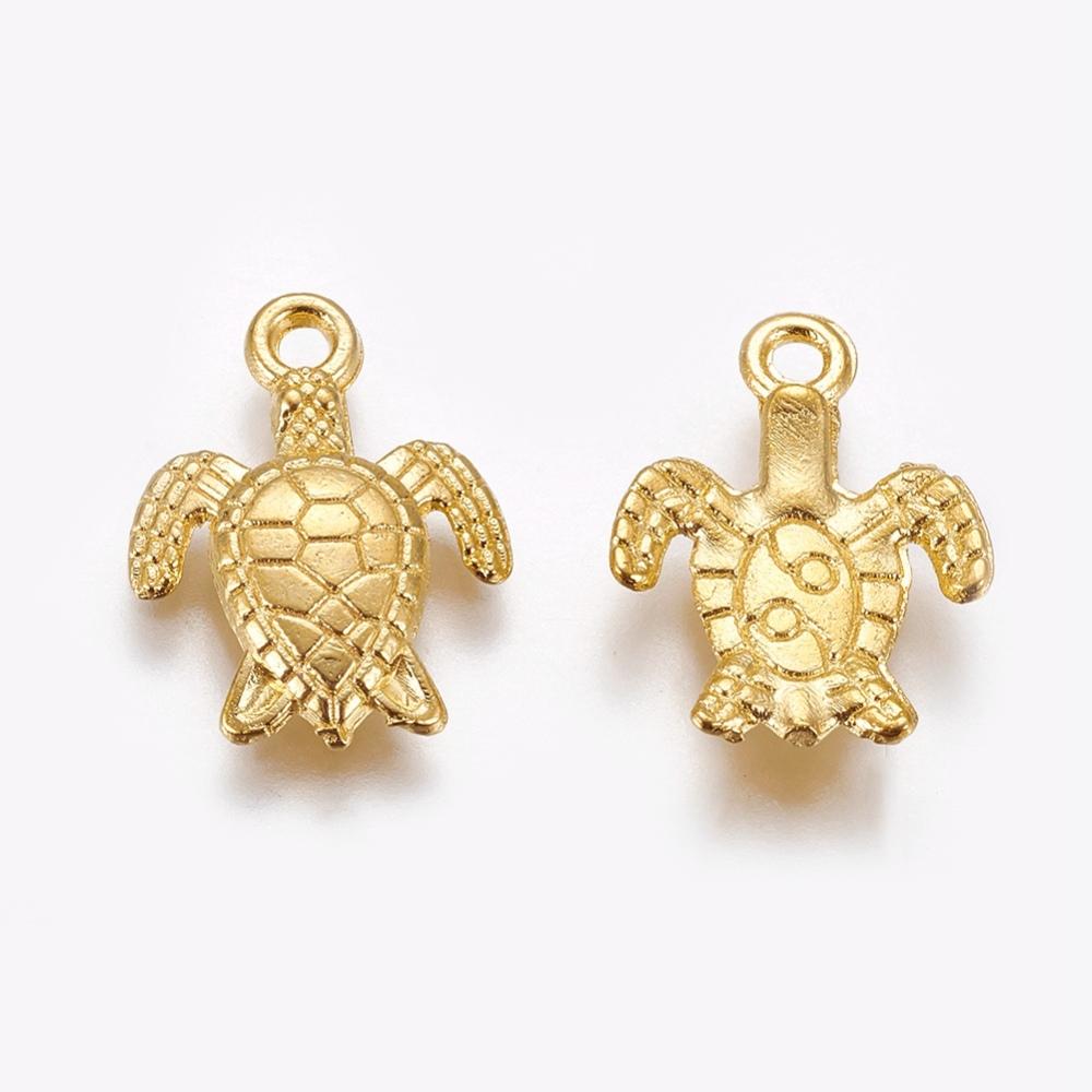 1st sköldpadda hänge berlock - 16mm