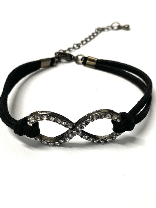 Infinity armband med strass - 1st