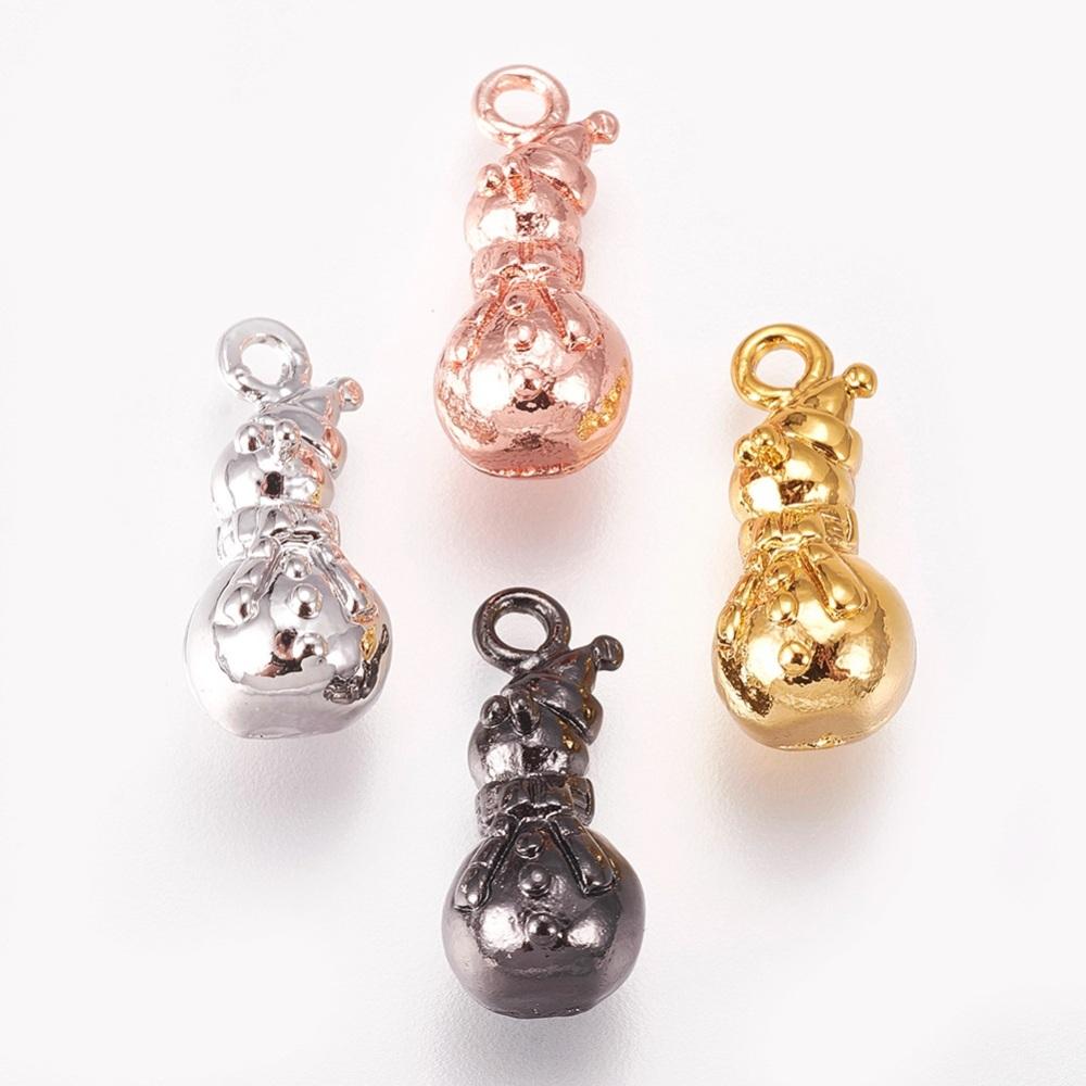 10st mix snögubbar - JUL hängen berlocker