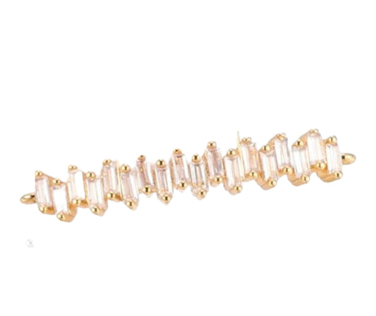 Vacker strass connector länk cubic zirconia   -1st