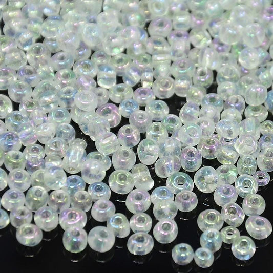 Rainbow Seed beads 25 gram 4mm