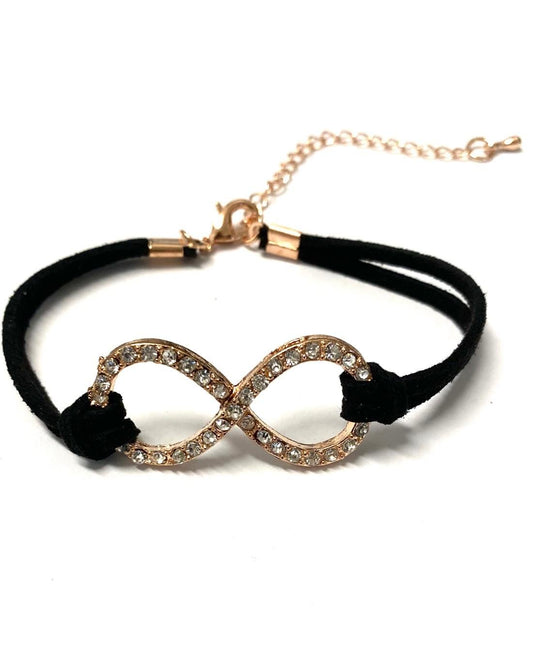 Infinity armband med strass - 1st