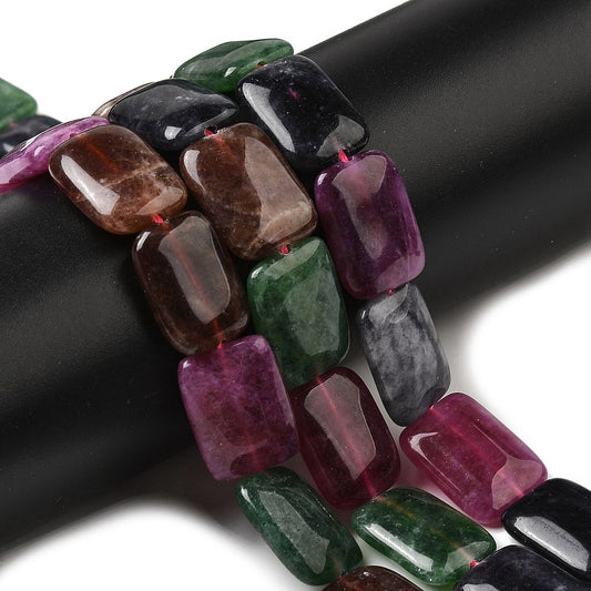 Jade rektangel - 5 stycken