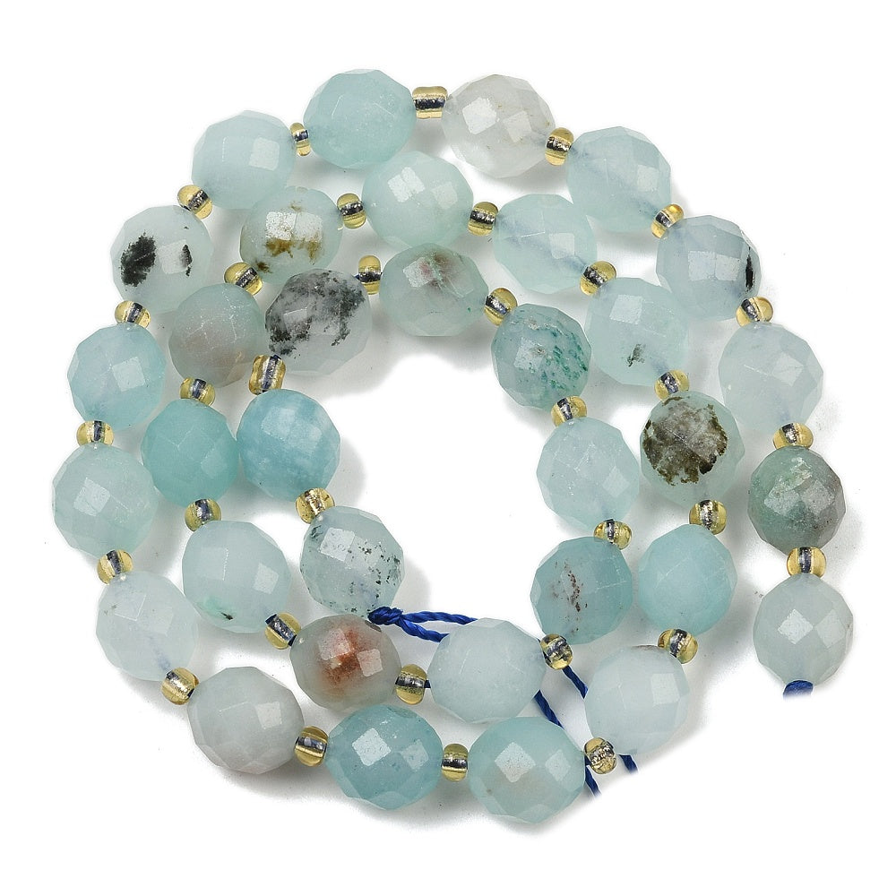 1 sträng facetterad Jade - 10mm