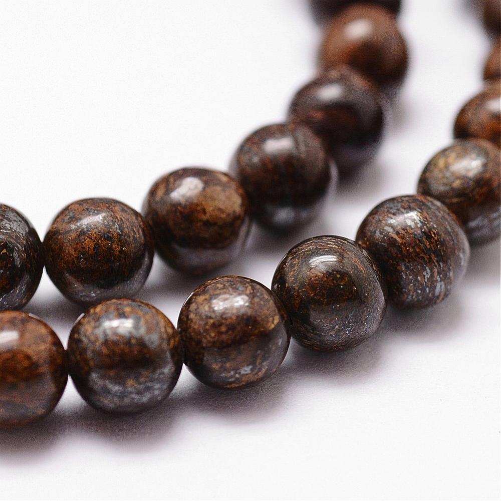 Bronzite 8mm - hel sträng