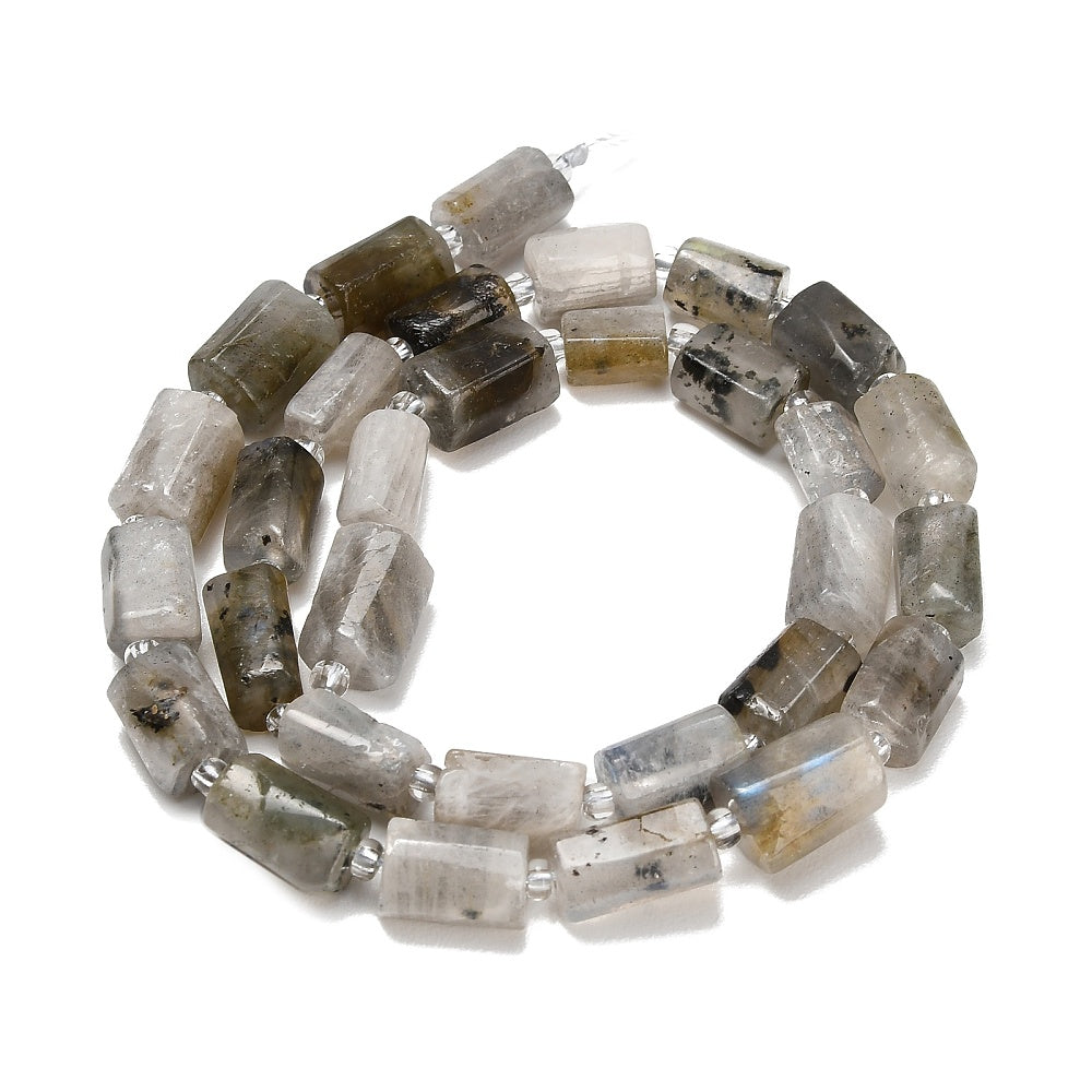 1st Vacker facetterad Labradorit cylinder