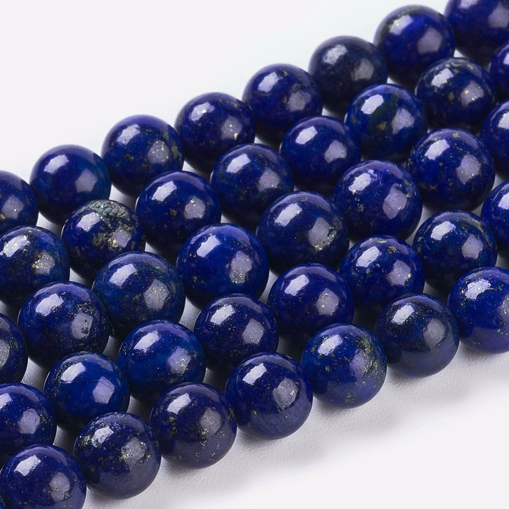 1/2 sträng Lapis Lazuli - 6mm