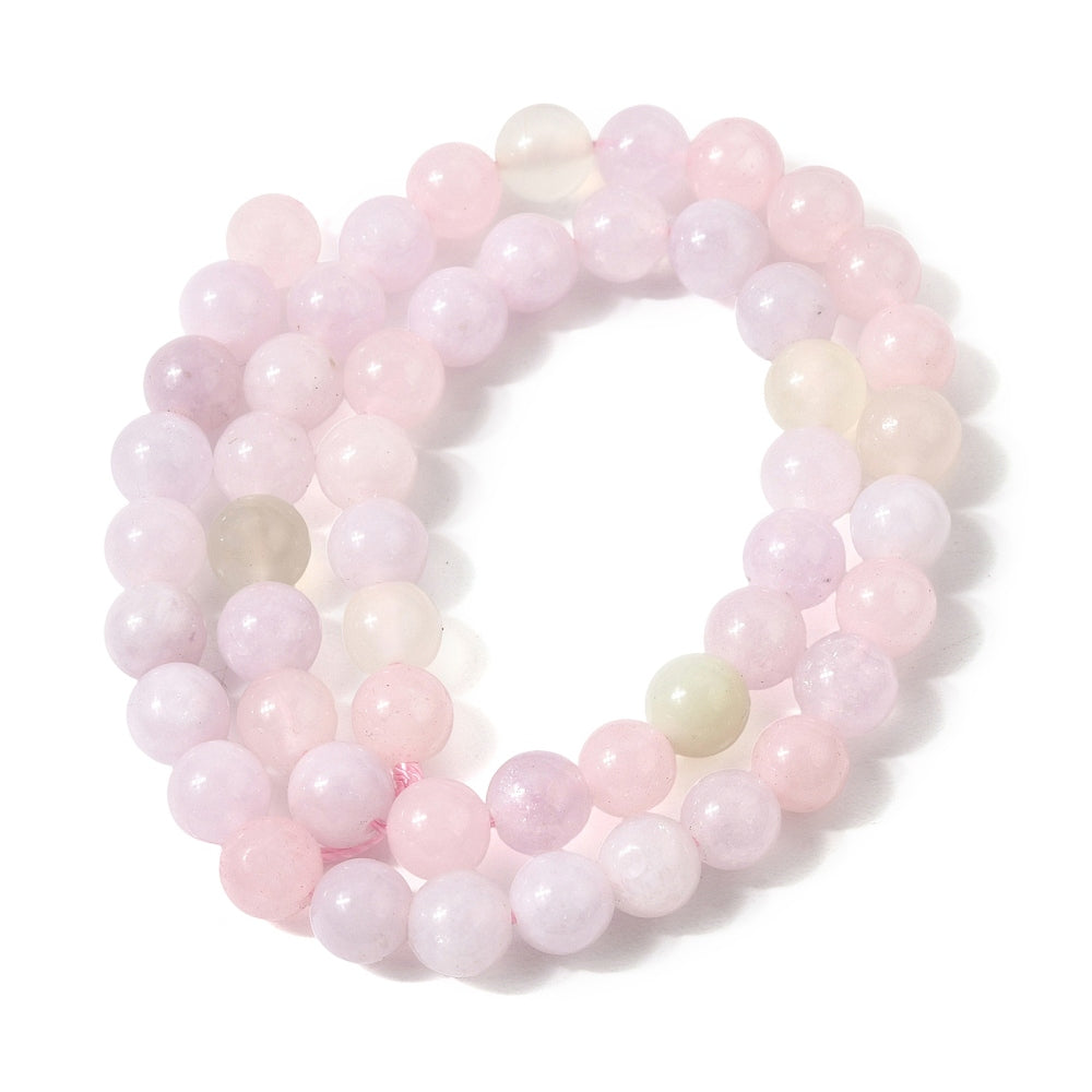 Jade och Rosenkvarts mix sträng - 8mm