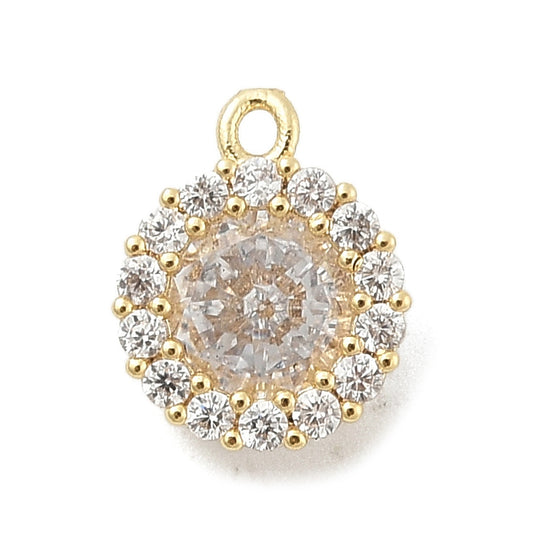 Runt hänge berlock Cubic zirconia
