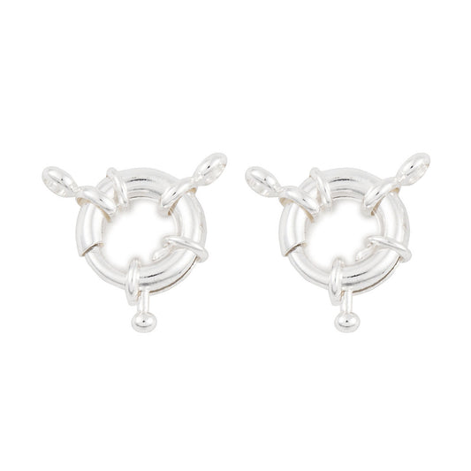 1st silverfärgat bojlås med hängare - 23mm