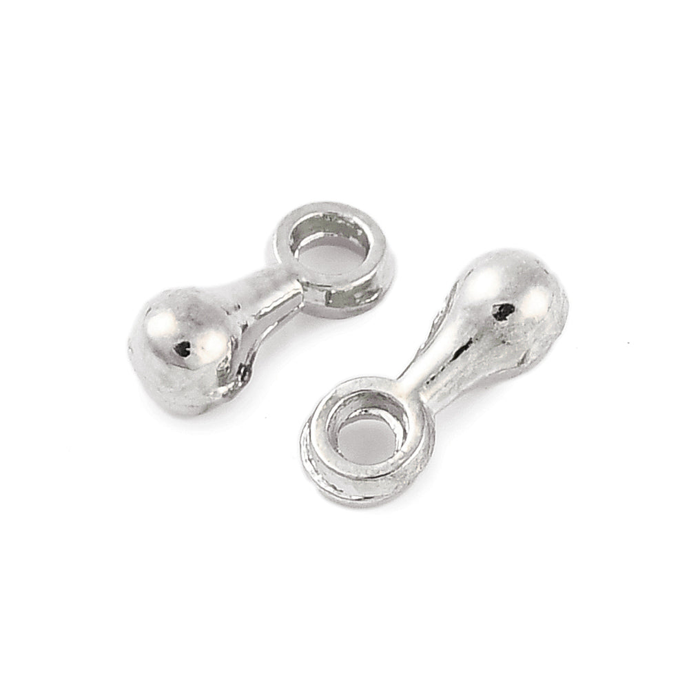 50st små droppar berlocker - 7mm