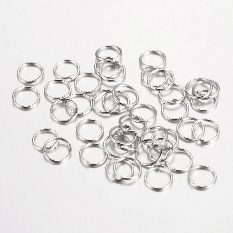 Platinumfärgade bindringar motringar  - 5mm