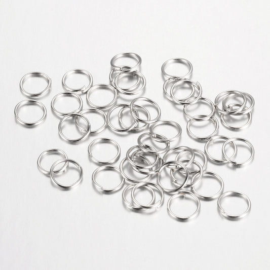 Platinumfärgade bindringar motringar  - 5mm