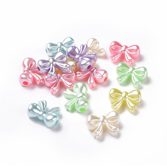 STORPACK! Rosetter akrylpärlor i blandade färger - 50st