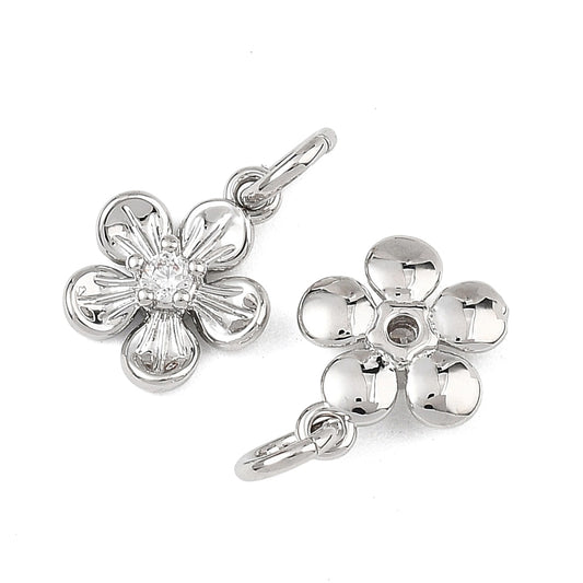 Blomma hänge berlock Cubic zirconia