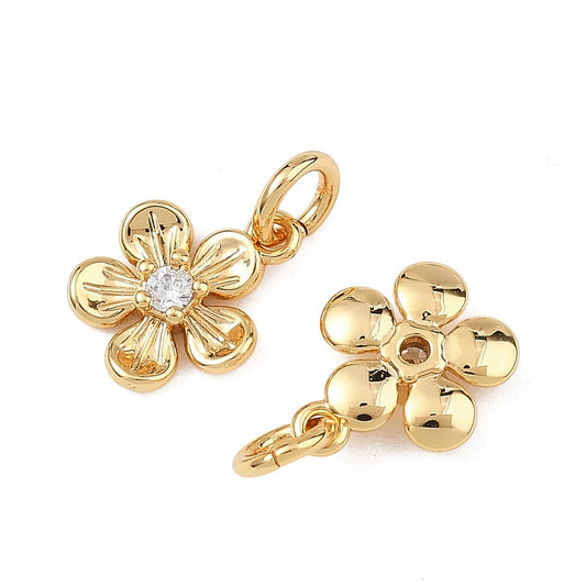 Blomma hänge berlock Cubic zirconia