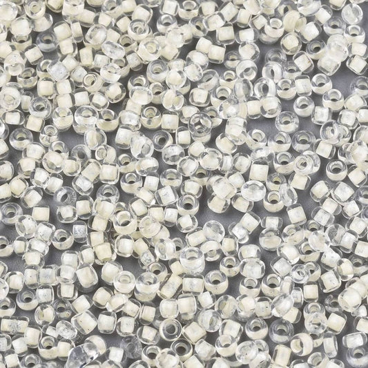 Beige Seed beads 10gram - 2mm