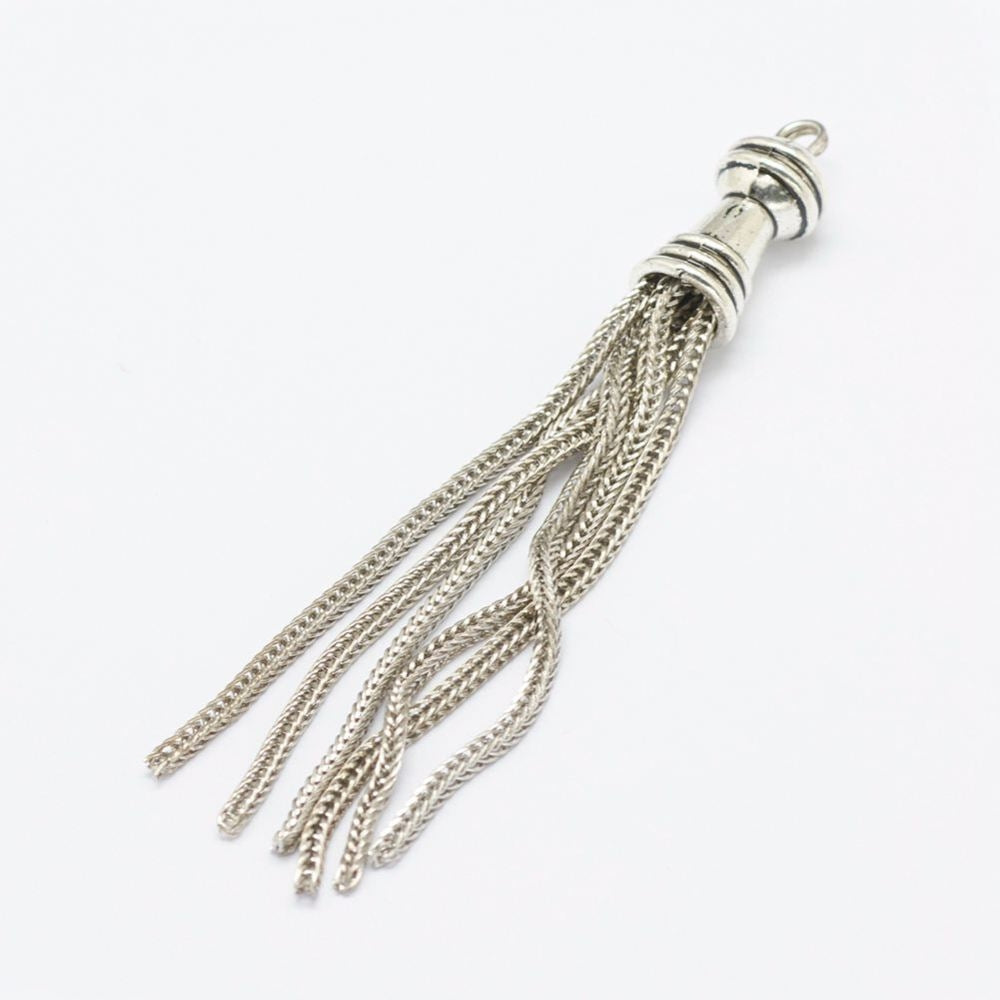 Metall tassel tofs - ca 8cm