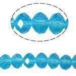 100 st facetterade abacus glaspärlor rondeller 4mm