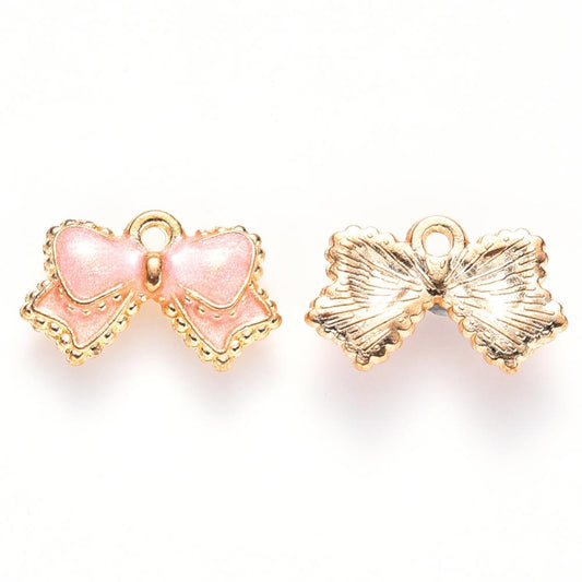 1st söt rosett - emaljerat hänge berlock