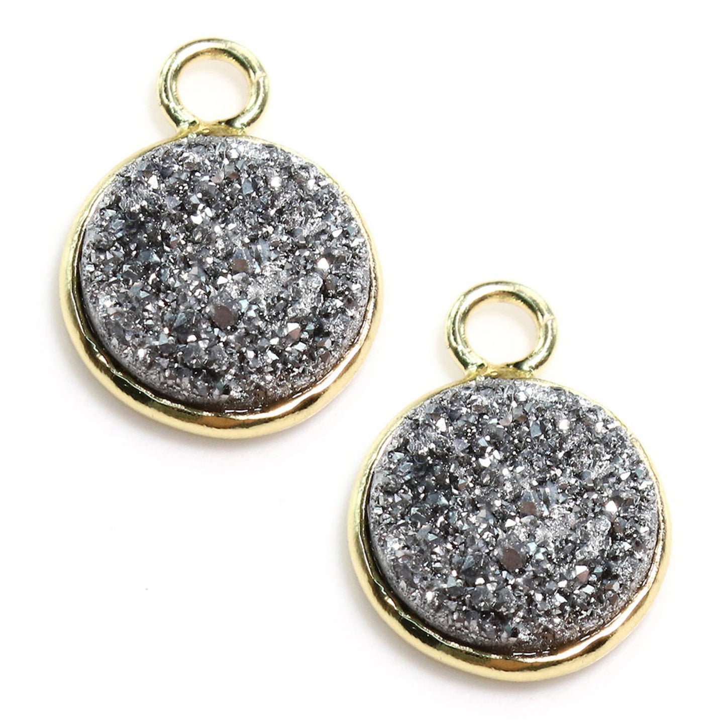 Druzy agat hänge - 20mm - 1st