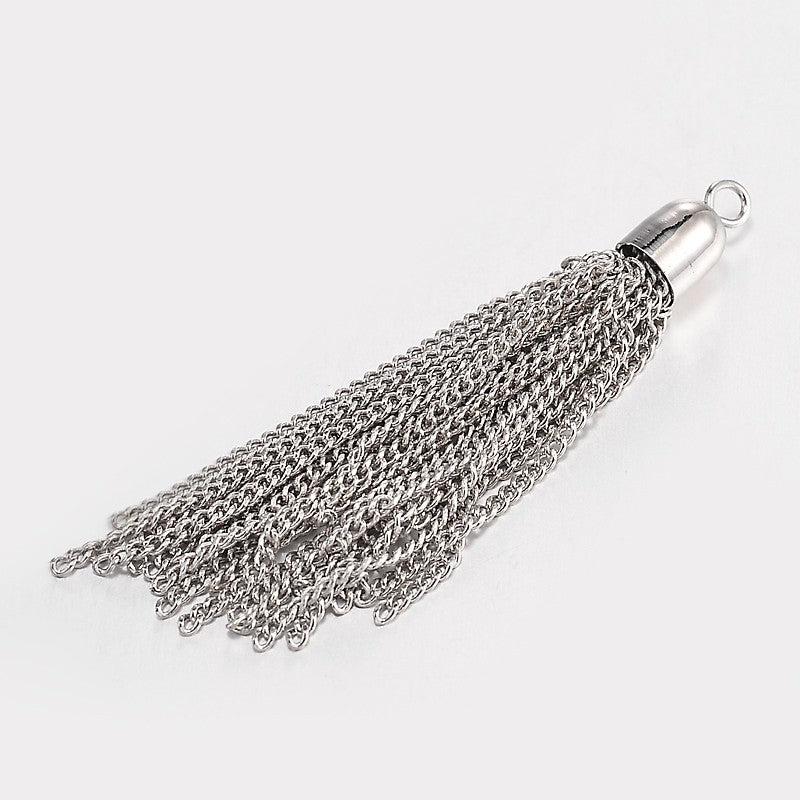 Metall tassel tofs - ca 8cm