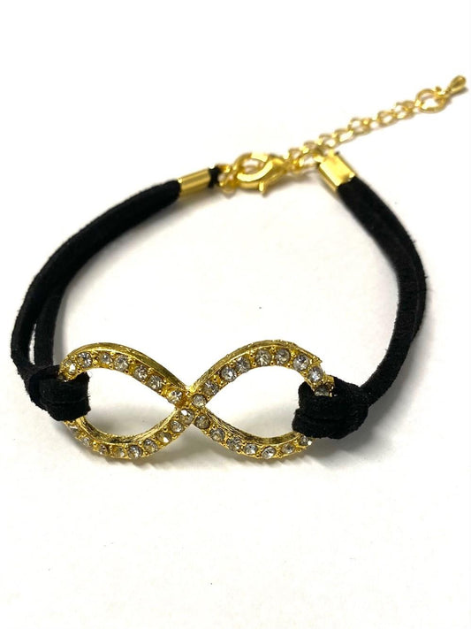 Infinity armband med strass - 1st