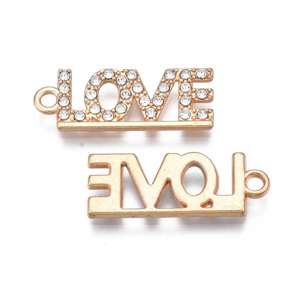 1st strass hänge berlock LOVE